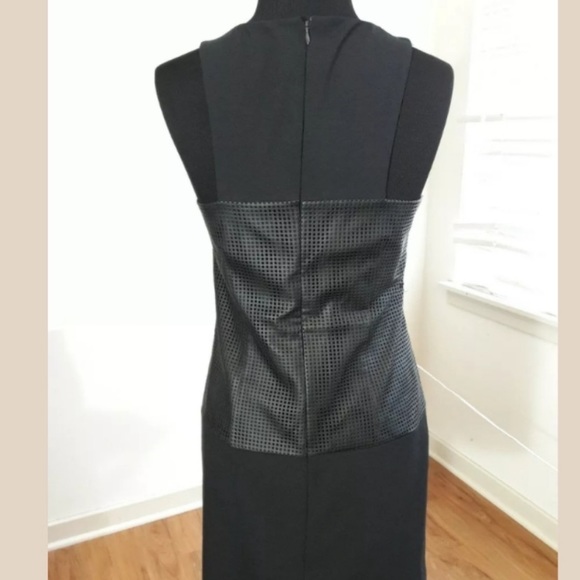 Banana Republic Faux Leather Sheath Dress Size 2 - Picture 5 of 14